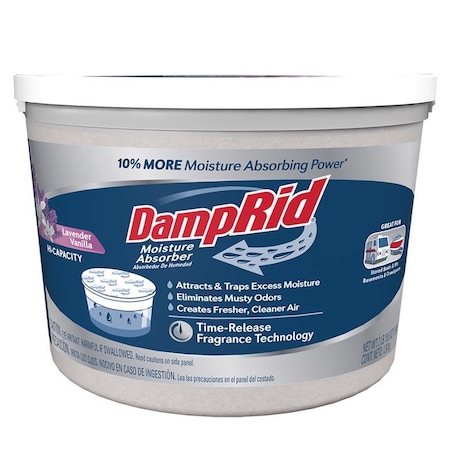 Damprid DampRid Moisture Absorber Lavender Vanilla Scent 2 lb 1 pk FG50LVSB